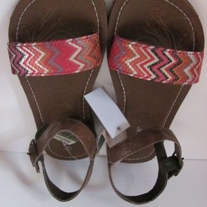 Roper Ladies Aztec Printed Slide Sandals  Brand Ne